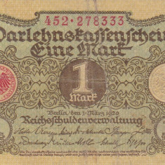 GERMANIA 1 marca 1920 VF!!!