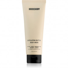 Nudestix Nudebody Exfoliating Butter Body Wash gel de dus imbogatit cu unt cu efect exfoliant 240 g