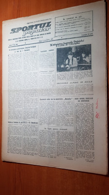 sportul popular 12 octombrie 1954-art.despre echipa de fotbal CCA (steaua),moto foto