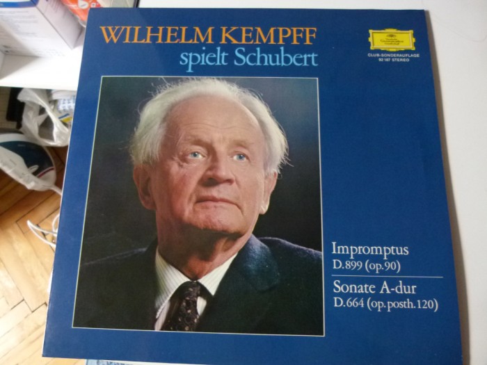Impromtus - Schubert, Willhelm Kempff, vinil