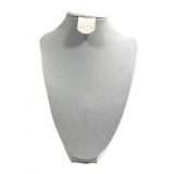 Suport / Bust Crem Catifelat pentru Coliere &ndash; &Icirc;n?l?ime 24 cm Wz2841