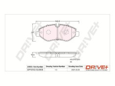 Dr!ve+ DP1010.10.0905 set placute frana,frana disc foto
