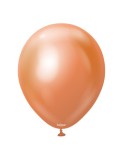 Set 10 baloane chrome COPPER 30 cm