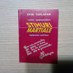 STIHURI MARTIALE - Efim Tarlapan (autograf) - SERGIU PUICA (ilustratii) - 1999
