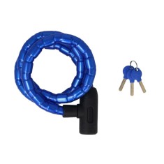 Antifurt cu cheie Oxford Barrier 1.4mx25mm, albastru