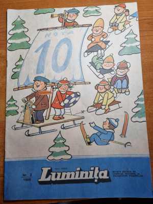 revista pentru copii - luminita - februarie 1988 foto