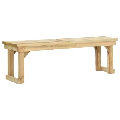 vidaXL Bancă de grădină, 140 cm, lemn de pin tratat 44899 foto