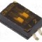 Intrerupator DIP, 2 pozitii, montare SMT, 2 sectiuni, C&amp;K - TDA02H0SB1