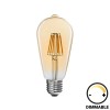 Lampa LED ST64 Bec dimmabil 4W E27 chihlimbar