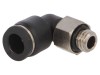 Racord Push-In Unghi Alamă Nichelată 0,95-10bar