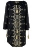 Rochie dama casual R151, negru mahagon marimea M, Bumbac