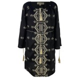 Rochie dama casual R151, negru mahagon marimea M