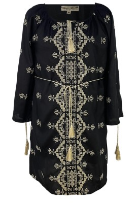 Rochie dama casual R151, negru mahagon marimea M foto