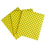 Lavete Absorbante Galbene cu Puncte Abrazive, 30x30cm, 3 buc, CMCLASS