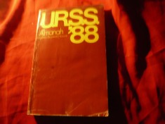 Almanah URSS 1988 , 334 pag , ilustratii