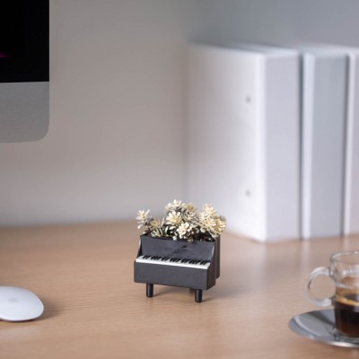 Decor plante artificiale - pian - 8 x 9 cm - 4 tipuri Best CarHome foto