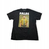 Tricou negru bărbați SPENCER&amp;#039;S XL imprimeu rotund