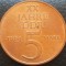 Moneda aniversara 5 MARCI / MARK - RD GERMANA (DDR), anul 1969 *cod 2004 LUCIU
