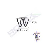 CLIPS UNIVERSAL NEGRU SET 10 BUC 61512