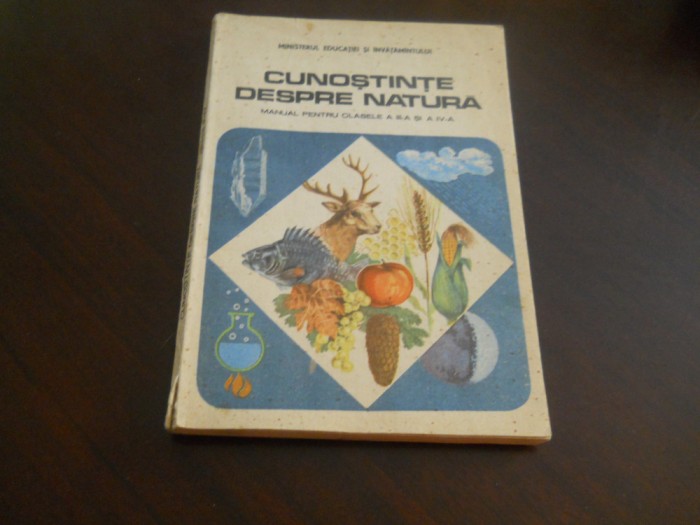 Cunostinte despre natura. Manual pentru clasele a III-a si a IV-a