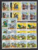 DISNEY 1985 LP. 1145 BLOC DE 4 MNH, 4 SCANARI, Nestampilat