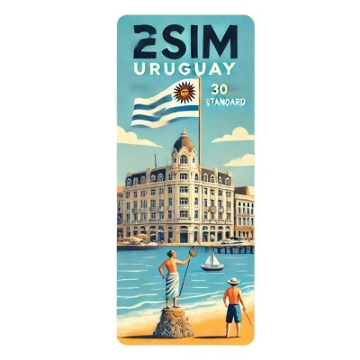eSIM Uruguay, 20GB, 30 Days, Standard foto