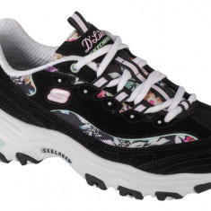 Pantofi pentru adidași Skechers D'Lites-Blooming Fields 149794-BKMT negru