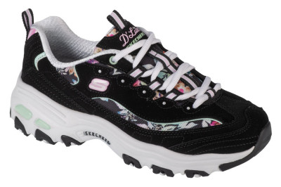 Pantofi pentru adidași Skechers D&amp;#039;Lites-Blooming Fields 149794-BKMT negru foto