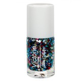 Ojă de unghii, Victoria, Glitter Collection, Multicolor, Capacitate 6ml, Oem