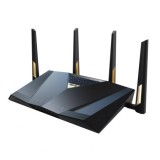 ASUS RT-BE88U Dual-band WiFi 7 AiMesh Extendable Performance Router 4K-QAM MLO Dual 10G ports SFP+ Four 2.5G ports &quot;90IG08V0-MO3N0V&quot; (timbru verde 0.8