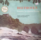 Disc vinil, LP. Symphony No. 5, Egmont Overture-Beethoven, The London Symphony Orchestra Conducted By Josef Krip, Clasica