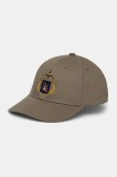 Aeronautica Militare șapcă de baseball din bumbac culoarea verde, cu imprimeu