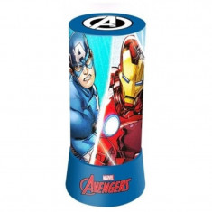 Proiector LED 2 in 1 Avengers SunCity, 20 x 9.5 cm, plastic, Multicolor foto