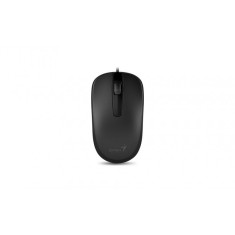 Mouse Genius DX120, Wired, USB, 1000 DPI, Aplicatie SmartGenius, Senzor Optic, Cablu 1.5 m, 2 Butoane, Scroll, Negru foto