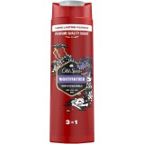 Gel de dus si sampon 3-in-1 Old Spice Night Panther pentru corp, par si fata, 400 ml