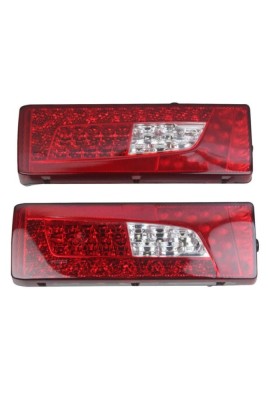 Set 2 lampi stop cu LED cu MUFA, compatibile Scania, 24v foto