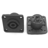 set cu 2 mufe speakon 4p cu 4 gaurile ptr.panou,boxe etc.