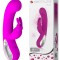 Vibrator Pretty Love Webb, 12 Moduri Vibratii, Silicon, USB, Mov, 21 cm