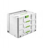 Cutie organizatoare SYS 4 TL-SORT/3 Festool tip Sortainer 396 x 296 x 322 mm fara containere interioare sau separatoare