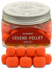 Haldorado - Pelete de carlig Legend Pellet Pop Up 12, 16mm - Chilli Squid