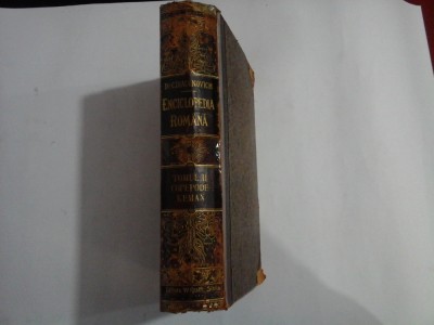 ENCICLOPEDIA ROMANA - DIACONOVICH - tomul 2 - ed. 1900 foto