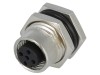 Conector M12 Mama Amphenol 5 Pini IP68, 60V 4A, Cod M12A-05PFFP-SF8001