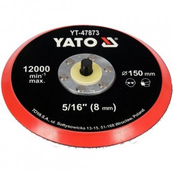 Disc de lustruit cu velcro 150mm, ax 8mm