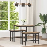 vidaXL Mese de sufragerie 70 x 70 x 75 cm METAL 892625