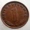 2.500 GERMANIA WWII 1 REICHSPFENNIG 1939 G