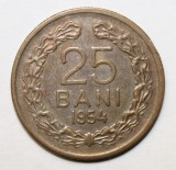 Moneda 25 Bani 1954, Rom&acirc;nia, Detalii Excelente, Numismatică