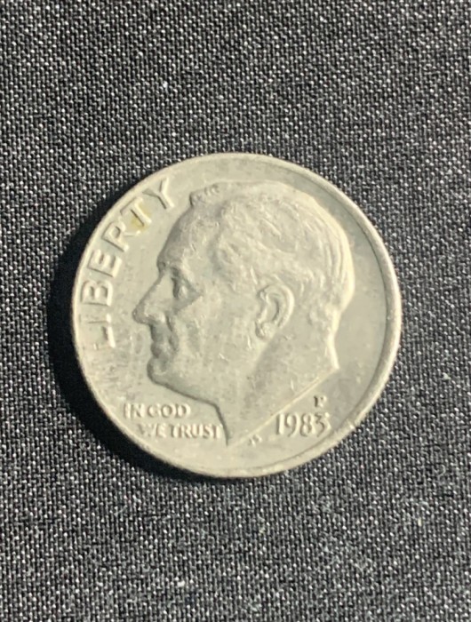 Moneda One Dime 1983 USA