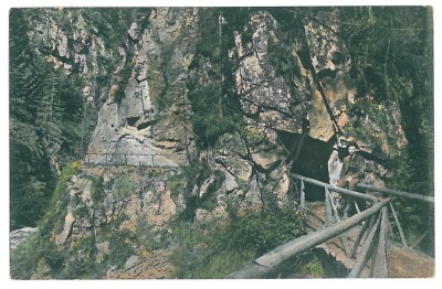 4111 - SIBIU, Tunelul Cibinului, Romania - old postcard - unused - 1911 foto