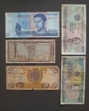 Set Bancnote vechi din Asia - Vietnam, Cambodia, Liban, Irak