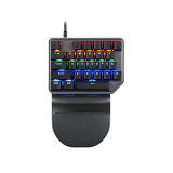 Tastatura mecanica pentru gaming, Motospeed, K27, WASD, RGB, Negru